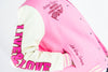 Rebel Minds Live and Love Melton Varcity Jacket (Pink)