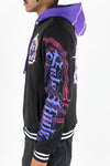 Rebel Minds Humble Fleece Varsity Jacket (Black)