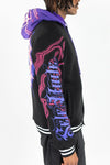Rebel Minds Humble Fleece Varsity Jacket (Black)