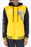 Rebel Minds Worriors Fleece Varsity Jacket (Gold)