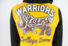 Rebel Minds Worriors Fleece Varsity Jacket (Gold)