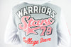 Rebel Minds Worriors Fleece Varsity Jacket (Grey)