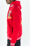 Rebel Minds Wild Soul Fleece Varsity Jacket (Red)