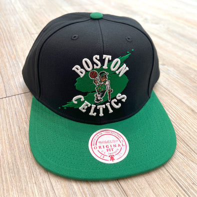 Mitchell & Ness NBA Circle Splash Boston Celtics Snapback Hat