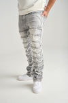 Spark Premium Stretch Stacked Jean (Grey)