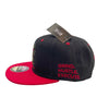 US Cotton Grind Hustle Execute Snapback Hat (Black/Red) / 2 for $15