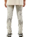 KDNK Bleached Spot Denim Jean (Grey)