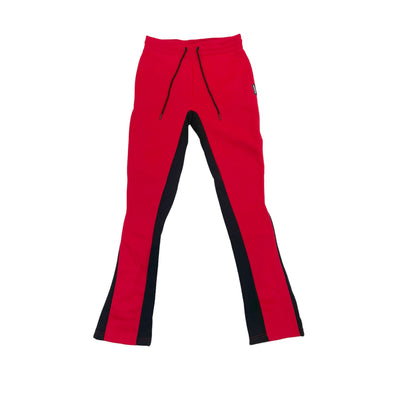 WT02 Fleece Stacked Pant (Red/Black)