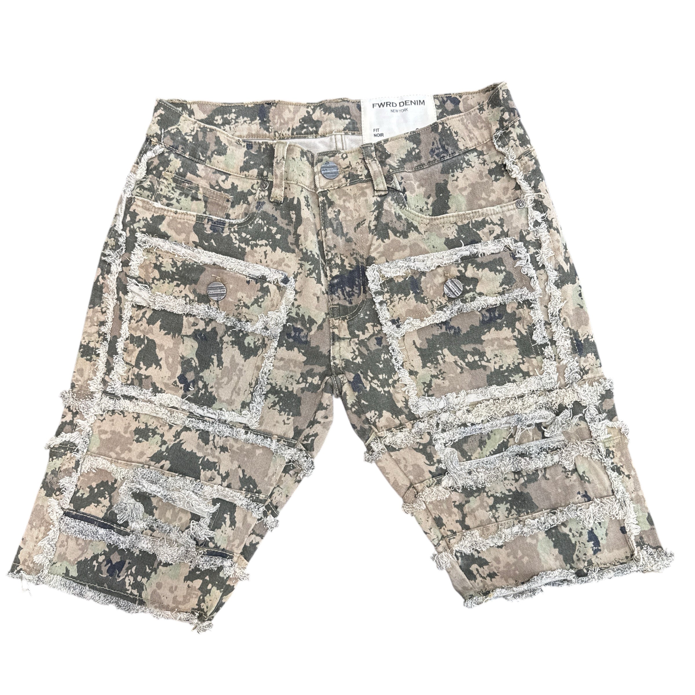 【YOURNUS】Simmons Camo Wide Denim Vicious Grass Camo Stacked Denim – Jeanius Closet