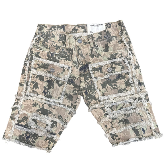 FWRD Denim Jean Short (Digital Camo)