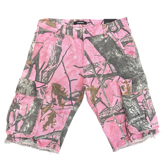 Kindred Cargo Jean Short (Pink Camo)