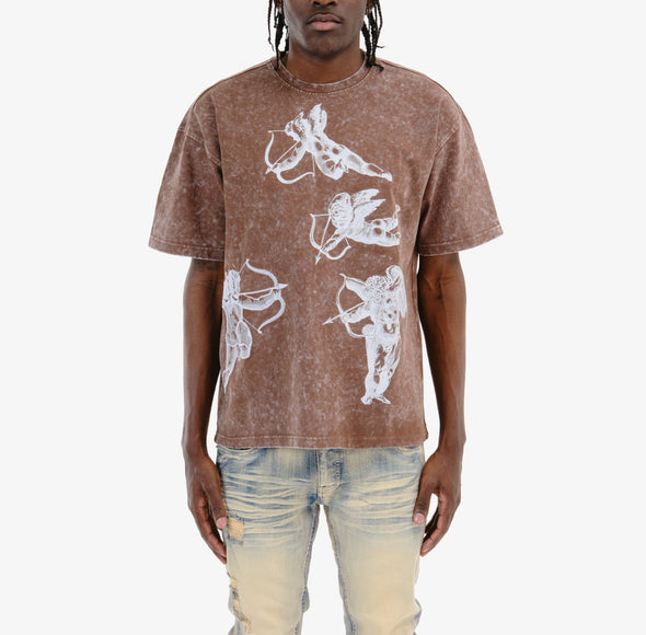 Copper Rivet Cufit Oversized Tee (Brown)