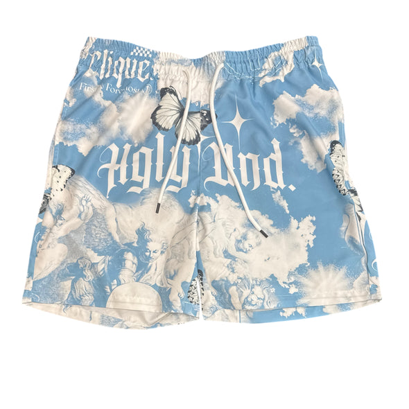 Highly Undrtd Clique Board Short (Blue)