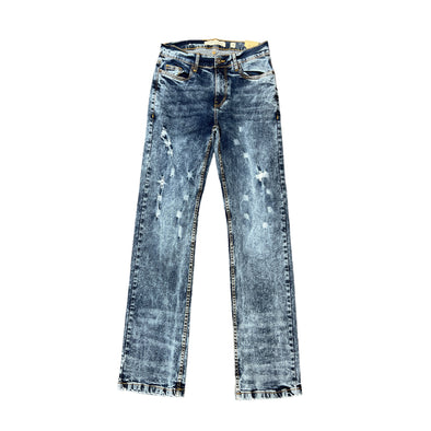 Evolution Ripped Straight Fit Jean (Blue)