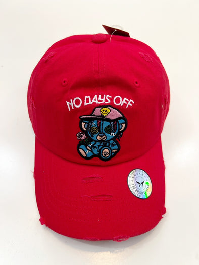 Muka No Days Off Dad Hat (Red)