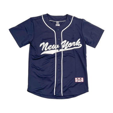 Noiz New York Baseball Jersey (Navy/White)