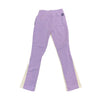 WT02 Fleece Stacked Pant (Lavender/Cream)