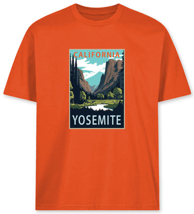 US Cotton California Yosemite Tee (Orange)
