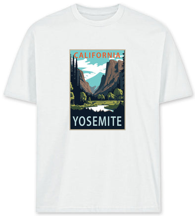 US Cotton California Yosemite Tee (White)