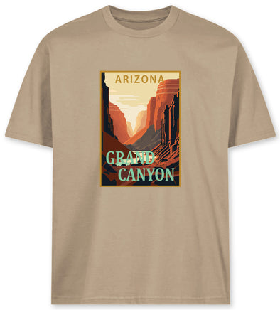 US Cotton Arizona Grand Canyon Tee (Khaki)