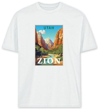 US Cotton Utah Zion Tee (White)