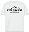 US Cotton Keep Climbing Tee (White)