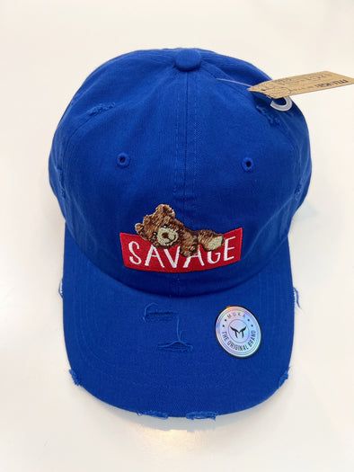 Muka Savage Bear Dad Hat (Blue)