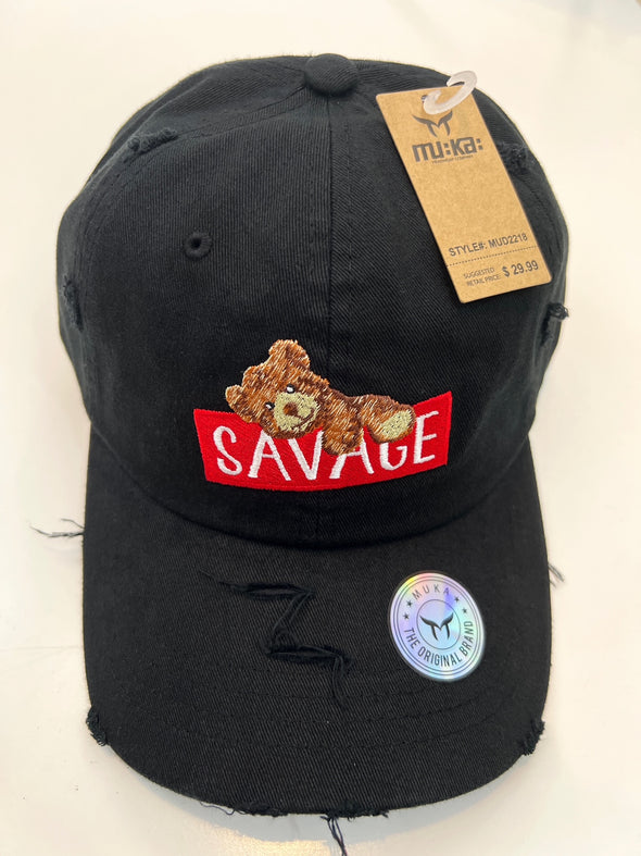 Muka Savage Bear Dad Hat (Black)