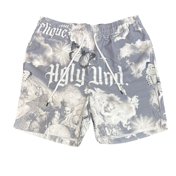 Highly Undrtd Clique Board Short (Smoke Grey)