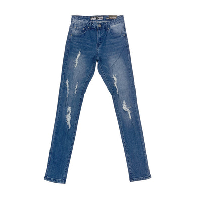 Spark Ripped Denim Jean (Medium Blue)