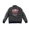 R3bel Embroidered Patches Racing Jacket (Black)
