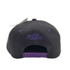 US Cotton No Days Off Snapback Hat (Black/Purple)