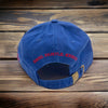 US Cotton Grind Hustle Excute Dad Hat (Blue)