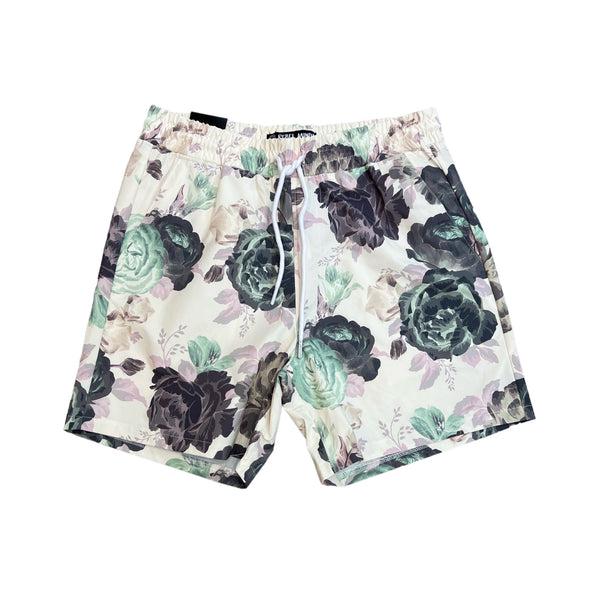 Rebel Minds Vintage Rose Board Short (Cream)