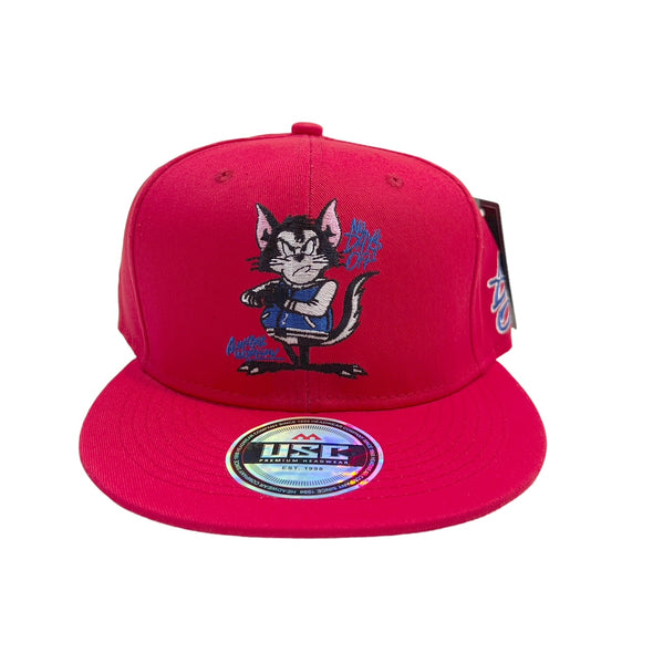 US Cotton No Days Off Snapback Hat (Red) / 2 for $20