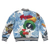 Looney Tunes Marvin The Martian Embroidered Patch Puffer Jacket