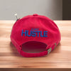 US Cotton Just Hustle Dad Hat (Red) / 2 for $20