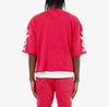 Copper Rivet Saint Oversized Croptop Tee (Red)