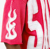 Copper Rivet Saint Oversized Croptop Tee (Red)
