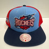 Mitchell & Ness NBA On The Block Houston Rockets Snapback Hat