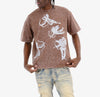 Copper Rivet Cufit Oversized Tee (Brown)
