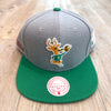 Mitchell & Ness NBA Melt Stitch Milwaukee Bucks Snapback Hat