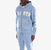Copper Rivet Saints Mohair Hoodie with Pearl Details (Light Blue)