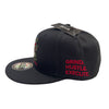 US Cotton Grind Hustle Execute Snapback Hat (Black) / 2 for $15