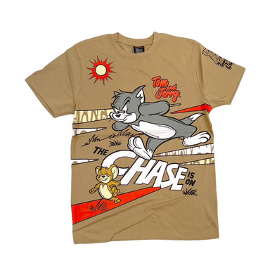 Tom and Jerry Gel Print Tee (Sand) / $16.99 2 for $29.91