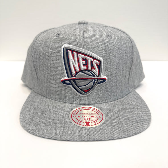 Mitchell & Ness NBA Team Heather 2.0 Brooklyn Nets Snapback Hat