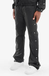 Copper Rivet Side Button Stacked Pant