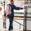 Sprayground Tri-Split Graffiti Backpack (DLXV)