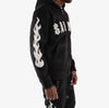 Copper Rivet Saints Mohair Hoodie with Pearl Details (Black)