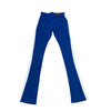 12 am Nation Single Strip Stacked Track Pant (Royal/White)